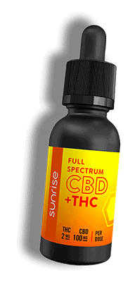 Sunrise CBD Full Spectrum CBD +THC Oil